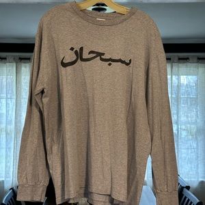 Supreme long sleeve tee